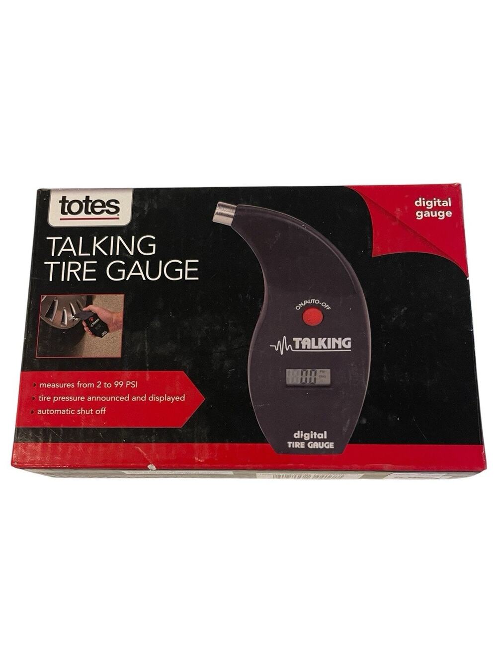 Digital Talking Tire Pressure Gauge - Protect Your Tires! NEEDS BATTERY